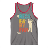 Golf Gifts for Dad Tank Top Retro Best Pa By Par Fathers Day - Wonder Print Shop