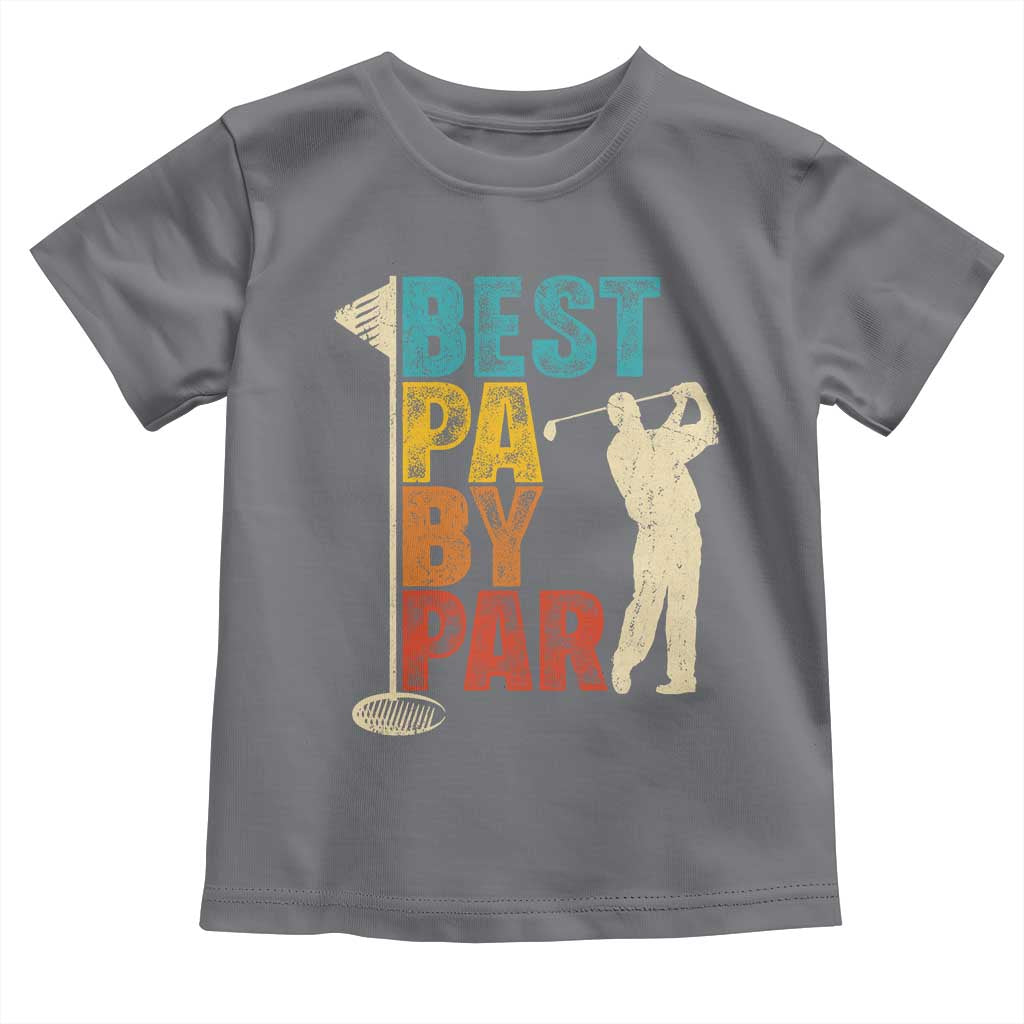 Golf Gifts for Dad Toddler T Shirt Retro Best Pa By Par Fathers Day - Wonder Print Shop
