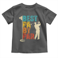 Golf Gifts for Dad Toddler T Shirt Retro Best Pa By Par Fathers Day - Wonder Print Shop