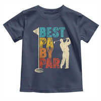 Golf Gifts for Dad Toddler T Shirt Retro Best Pa By Par Fathers Day - Wonder Print Shop