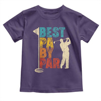 Golf Gifts for Dad Toddler T Shirt Retro Best Pa By Par Fathers Day - Wonder Print Shop