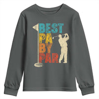 Golf Gifts for Dad Youth Sweatshirt Retro Best Pa By Par Fathers Day - Wonder Print Shop