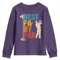 Golf Gifts for Dad Youth Sweatshirt Retro Best Pa By Par Fathers Day - Wonder Print Shop