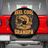 Funny Fishing Vintage Reel Cool Grandpa Spare Tire Cover