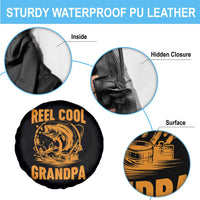Funny Fishing Vintage Reel Cool Grandpa Spare Tire Cover