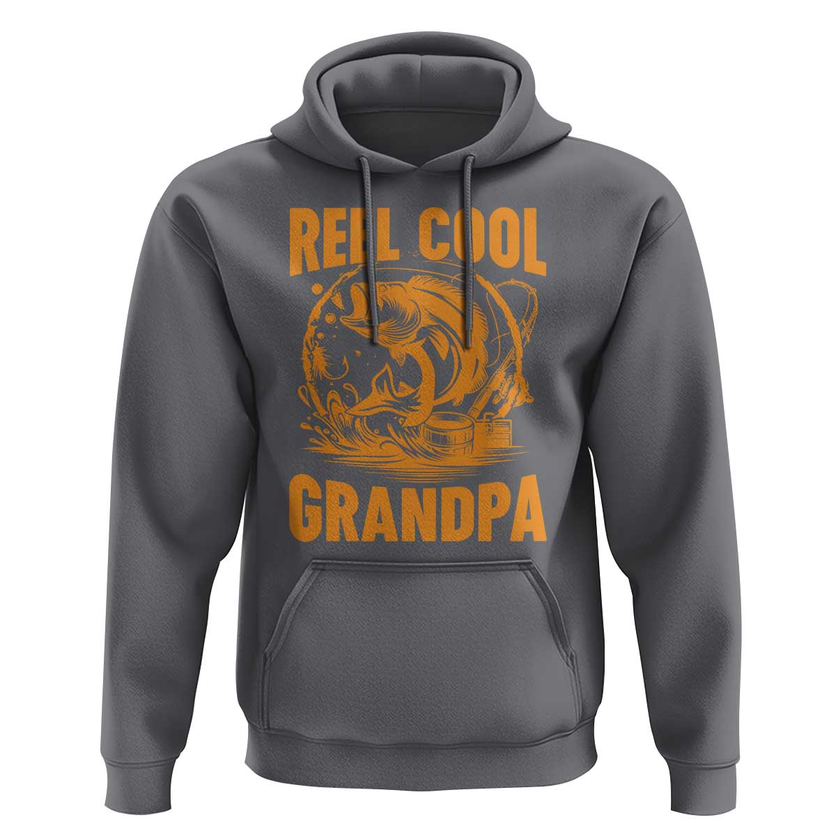 Funny Fishing Vintage Reel Cool Grandpa Hoodie