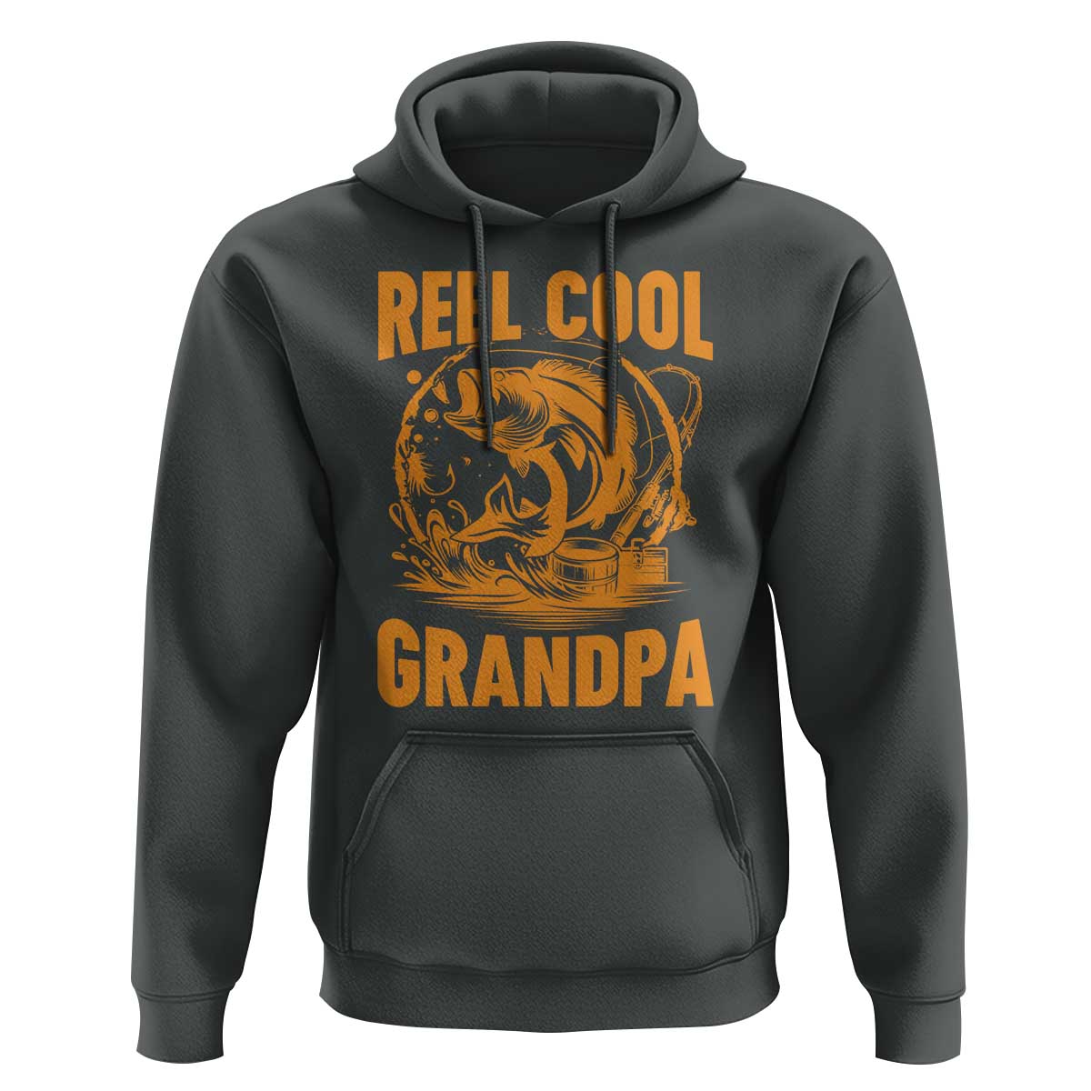 Funny Fishing Vintage Reel Cool Grandpa Hoodie