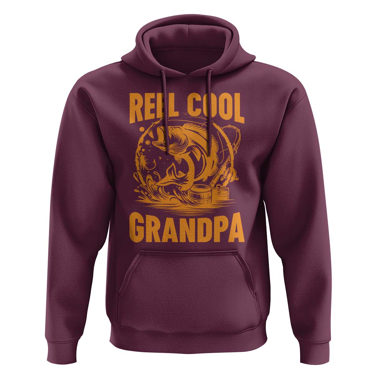 Funny Fishing Vintage Reel Cool Grandpa Hoodie