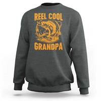 Funny Fishing Vintage Reel Cool Grandpa Sweatshirt