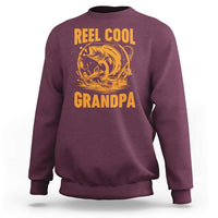 Funny Fishing Vintage Reel Cool Grandpa Sweatshirt