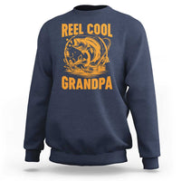 Funny Fishing Vintage Reel Cool Grandpa Sweatshirt