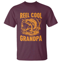 Funny Fishing Vintage Reel Cool Grandpa T Shirt