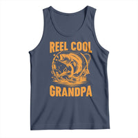 Funny Fishing Vintage Reel Cool Grandpa Tank Top