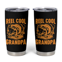 Funny Fishing Vintage Reel Cool Grandpa Tumbler Cup