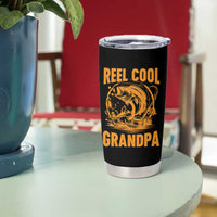 Funny Fishing Vintage Reel Cool Grandpa Tumbler Cup