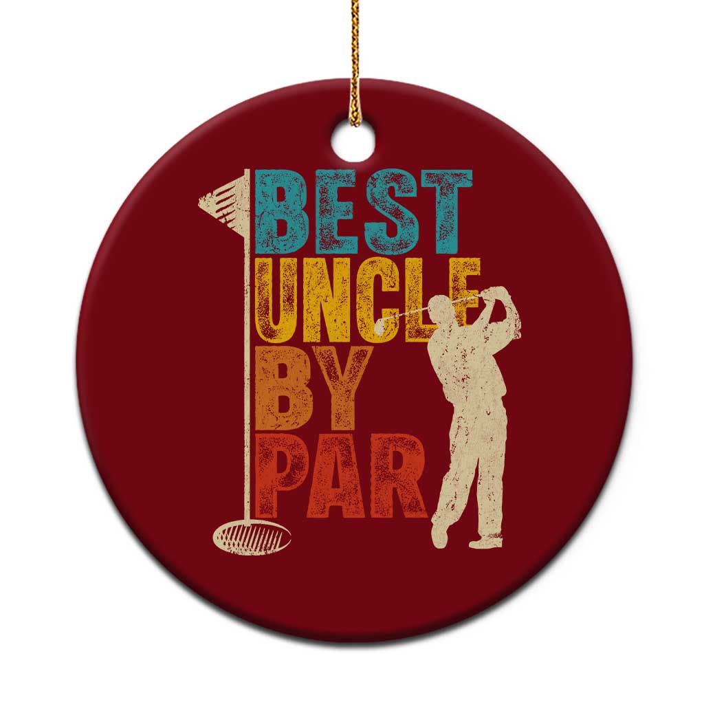 Golf Gifts for Uncle Ceramic Ornament Golf Fathers Day Golfer Uncle Gift - Wonder Print Shop