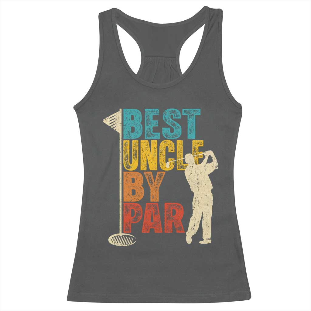 Golf Gifts for Uncle Racerback Tank Top Golf Fathers Day Golfer Uncle Gift