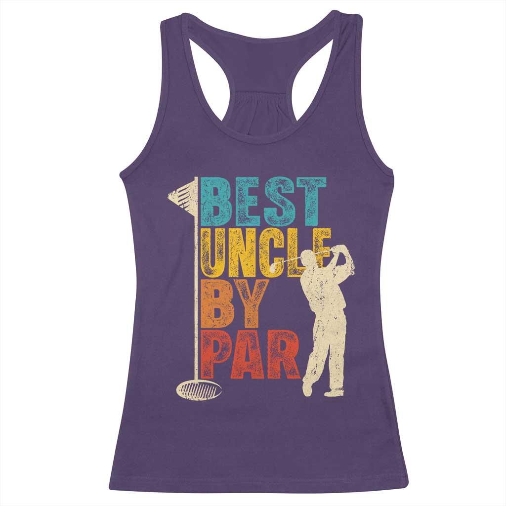 Golf Gifts for Uncle Racerback Tank Top Golf Fathers Day Golfer Uncle Gift