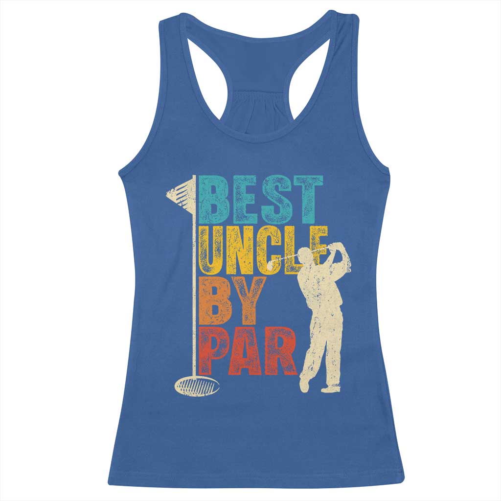 Golf Gifts for Uncle Racerback Tank Top Golf Fathers Day Golfer Uncle Gift