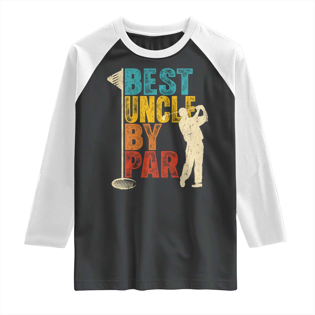 Golf Gifts for Uncle Raglan Shirt Golf Fathers Day Golfer Uncle Gift
