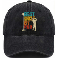 Golf Gifts for Uncle Washed Cotton Baseball Cap Golf Fathers Day Golfer Uncle Gift
