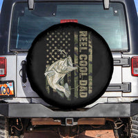 Funny Fishing Vintage Reel Cool Dad Spare Tire Cover Camo American Flag USA Bass Fish Fisherman