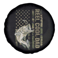 Funny Fishing Vintage Reel Cool Dad Spare Tire Cover Camo American Flag USA Bass Fish Fisherman