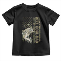 Funny Fishing Vintage Reel Cool Dad Toddler T Shirt Camo American Flag USA Bass Fish Fisherman