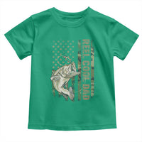 Funny Fishing Vintage Reel Cool Dad Toddler T Shirt Camo American Flag USA Bass Fish Fisherman