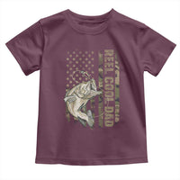 Funny Fishing Vintage Reel Cool Dad Toddler T Shirt Camo American Flag USA Bass Fish Fisherman