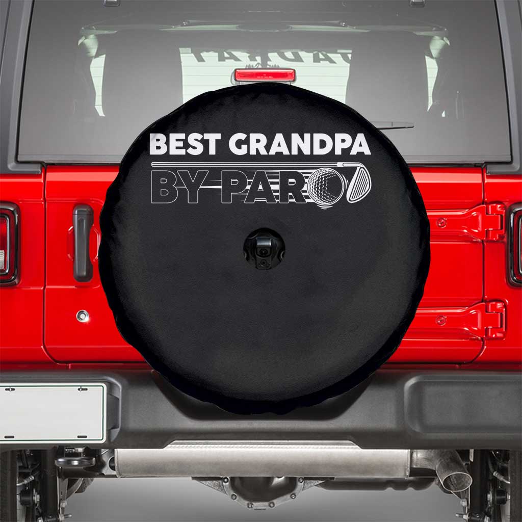 Golf Grandpa Spare Tire Cover Best Grandpa By Par Golfing Golfer Funny Fathers Day Gifts