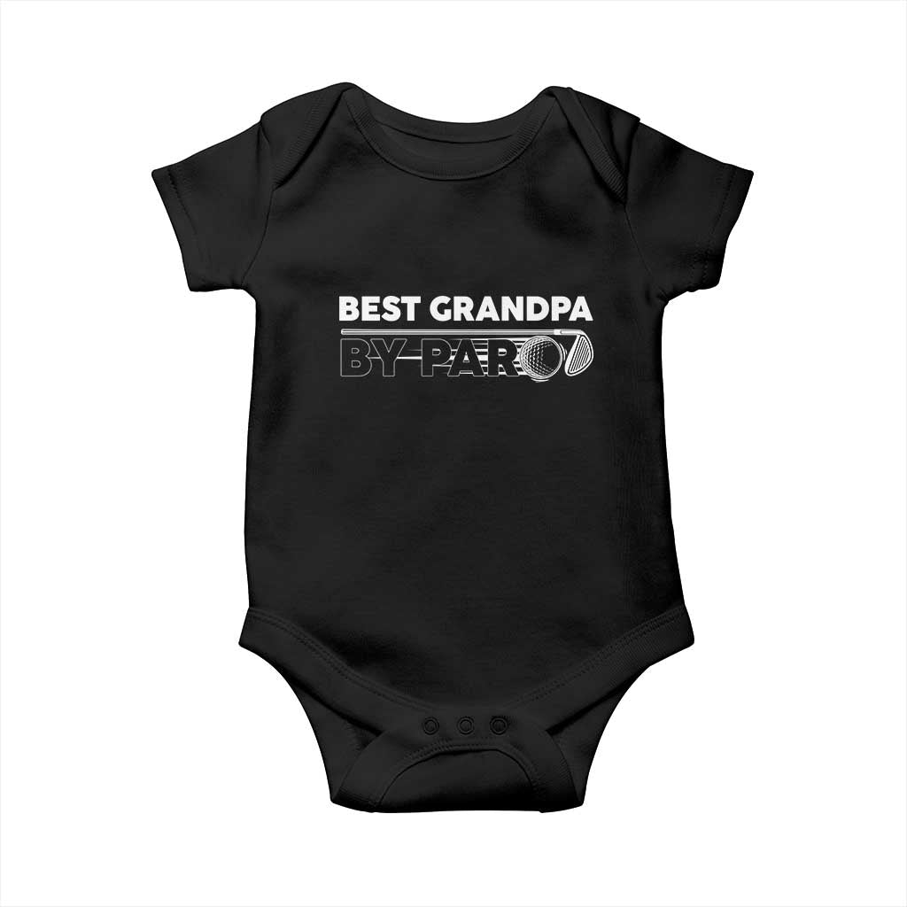 Golf Grandpa Baby Onesie Best Grandpa By Par Golfing Golfer Funny Fathers Day Gifts