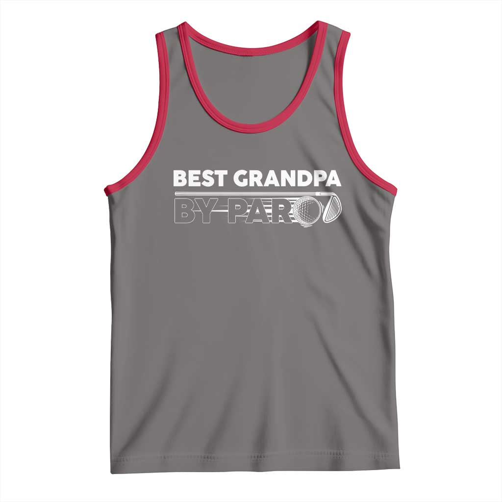 Golf Grandpa Tank Top Best Grandpa By Par Golfing Golfer Funny Fathers Day Gifts