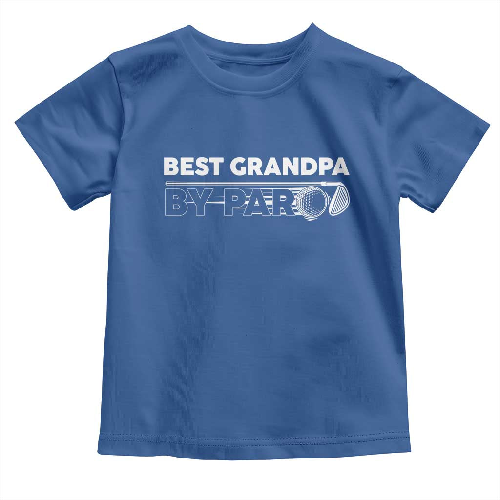 Golf Grandpa Toddler T Shirt Best Grandpa By Par Golfing Golfer Funny Fathers Day Gifts