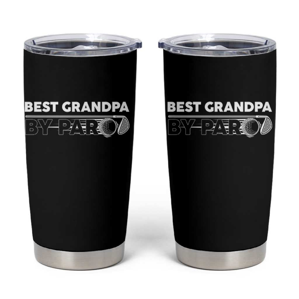 Golf Grandpa Tumbler Cup Best Grandpa By Par Golfing Golfer Funny Fathers Day Gifts
