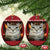 Rage Is Consuming Me Cat Christmas Ornament Funny Weird Humor Silly Cat Meme - Wonder Print Shop