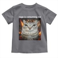 Rage Is Consuming Me Cat Toddler T Shirt Funny Weird Humor Silly Cat Meme - Wonder Print Shop