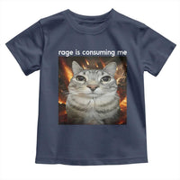 Rage Is Consuming Me Cat Toddler T Shirt Funny Weird Humor Silly Cat Meme - Wonder Print Shop