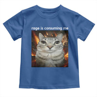 Rage Is Consuming Me Cat Toddler T Shirt Funny Weird Humor Silly Cat Meme - Wonder Print Shop