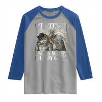 Funny Alpha Wolf Meme Raglan Shirt Whatever Daddy Wants Daddy Gets Cringe Humor - Wonder Print Shop