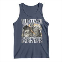 Funny Alpha Wolf Meme Tank Top Whatever Daddy Wants Daddy Gets Cringe Humor - Wonder Print Shop