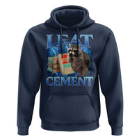 I Eat Cement Hoodie Cursed Raccoon Funny Oddly Dank Meme Gen Z - Wonder Print Shop