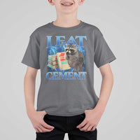I Eat Cement T Shirt For Kid Cursed Raccoon Funny Oddly Dank Meme Gen Z - Wonder Print Shop