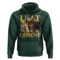 I Eat Cement Cat Meme Hoodie Funny Internet Memes Bootleg Cursed Cat Lovers - Wonder Print Shop