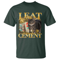 I Eat Cement Cat Meme T Shirt Funny Internet Memes Bootleg Cursed Cat Lovers - Wonder Print Shop