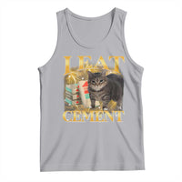 I Eat Cement Cat Meme Tank Top Funny Internet Memes Bootleg Cursed Cat Lovers - Wonder Print Shop