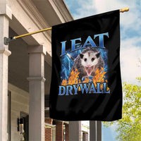 Possum Meme Garden Flag I Eat Drywall Opossum Funny Weird Cursed Internet Memes - Wonder Print Shop