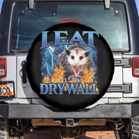 Possum Meme Spare Tire Cover I Eat Drywall Opossum Funny Weird Cursed Internet Memes - Wonder Print Shop