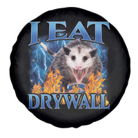 Possum Meme Spare Tire Cover I Eat Drywall Opossum Funny Weird Cursed Internet Memes - Wonder Print Shop