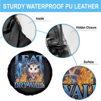 Possum Meme Spare Tire Cover I Eat Drywall Opossum Funny Weird Cursed Internet Memes - Wonder Print Shop